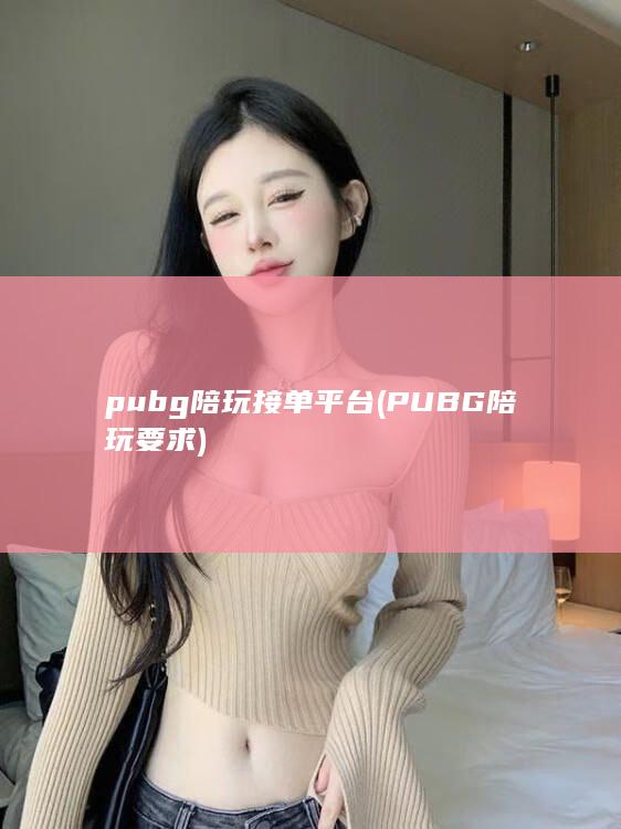 pubg陪玩接单平台 (PUBG陪玩要求)