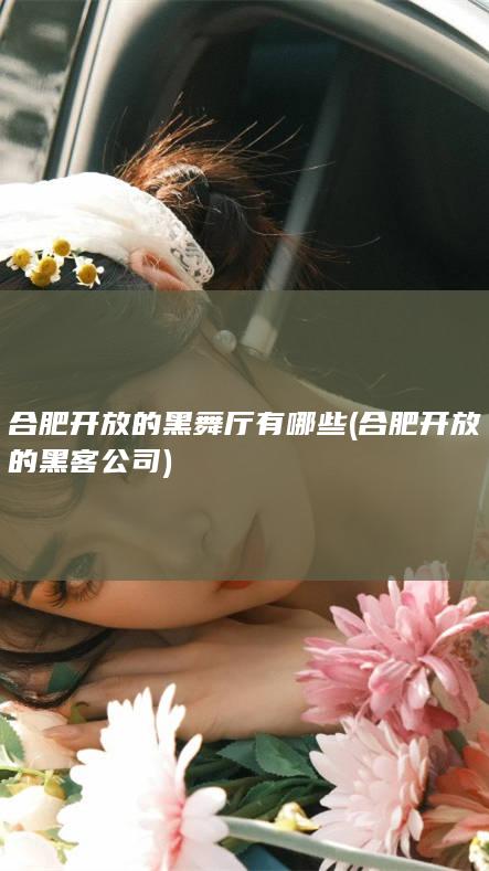 合肥开放的黑舞厅有哪些 (合肥开放的黑客公司)